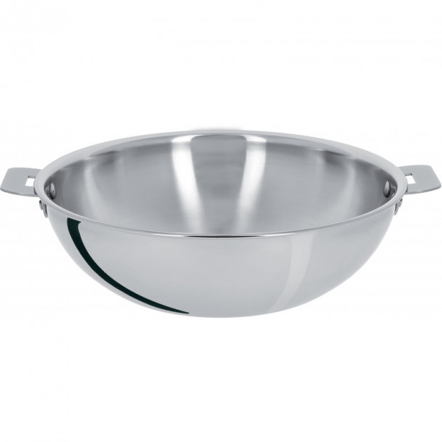 Wok Casteline Ã˜ 20 cm Manche Amovible Inox Cristel