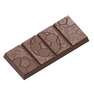 Moule Chocolat Tablette Football 11,4 x 5 cm x H 0,95 cm (x4) Chocolate World Moule Chocolat Tablette Football 11,4 x 5 cm x H 0,95 cm (x4) Chocolate World