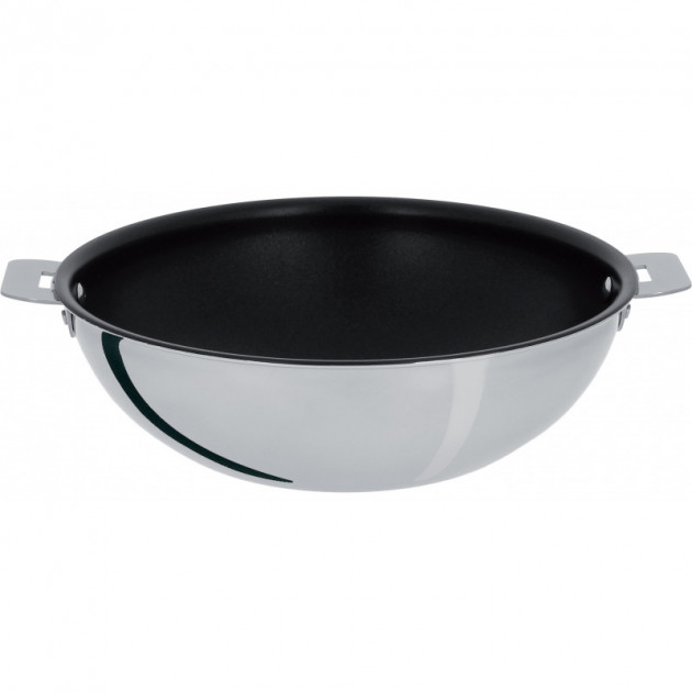 Wok Casteline Ã˜ 20 cm Manche Amovible Inox Cristel