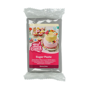 Pâte à Sucre Gris pierre 250g Funcakes Pâte à Sucre Gris pierre 250g Funcakes