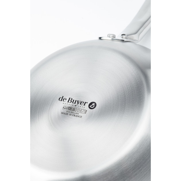 Poêle wok inox Ø 32 cm 12,1 cm 4,5 L Alchimy De Buyer - 479155