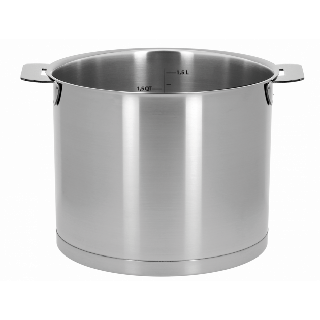 Casserole inox haute Ø 16 cm - 2,4 L : Stellinox