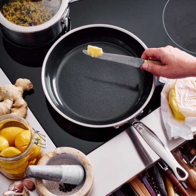 Poêle à Frire Inox sans téflon Poêle à Frire Inox sans téflon