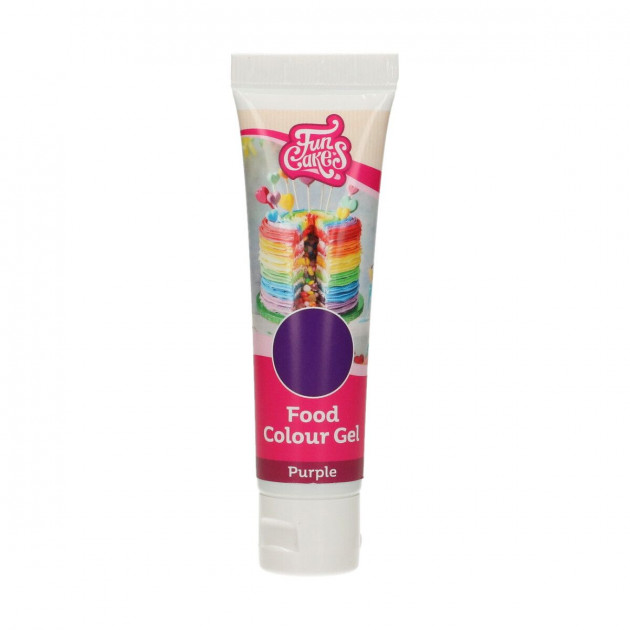 FunCakes - Colorant alimentaire en gel FunCakes Purple 30 g