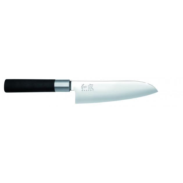 Couteau Santoku 16,5 cm Wasabi Black Kai