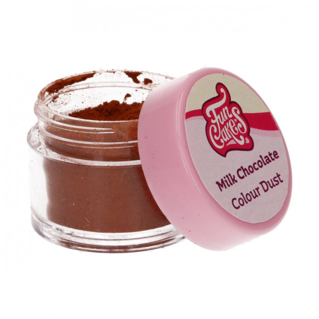 Pot de poudre comestible Chocolat au lait FunCakes Pot de poudre comestible Chocolat au lait FunCakes