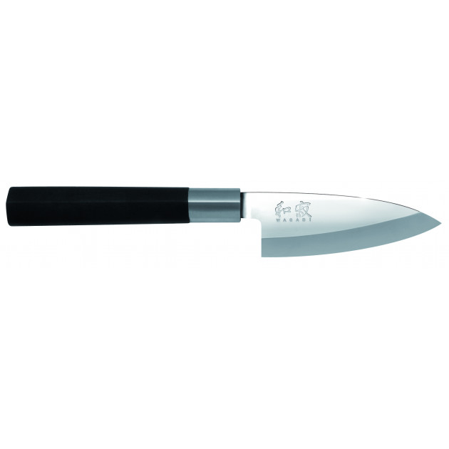 Couteau Deba 10,5 cm Wasabi Black Kai