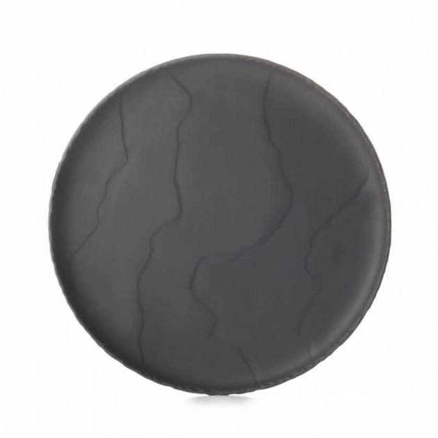 FIN DE SERIE Assiette Plate Ardoise 21 cm Basalt Revol