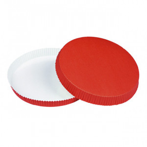 Tourtière cannelée en Carton Optima Ø 17 cm H 2 cm