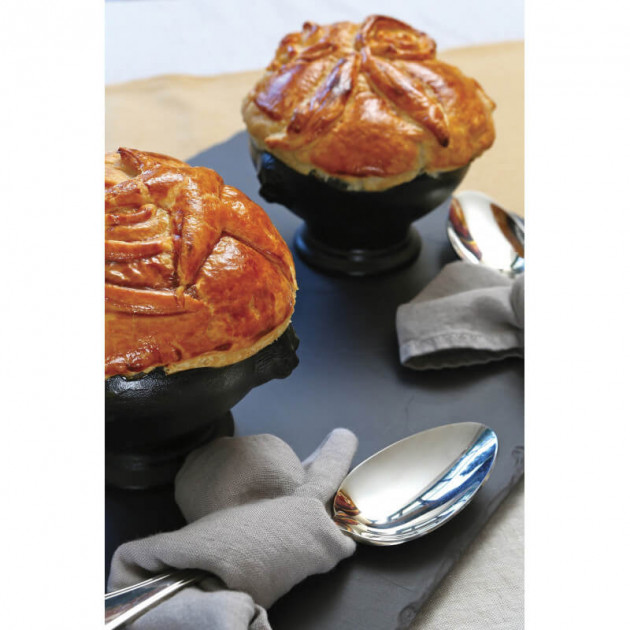 Soupière tête de lion en porcelaine