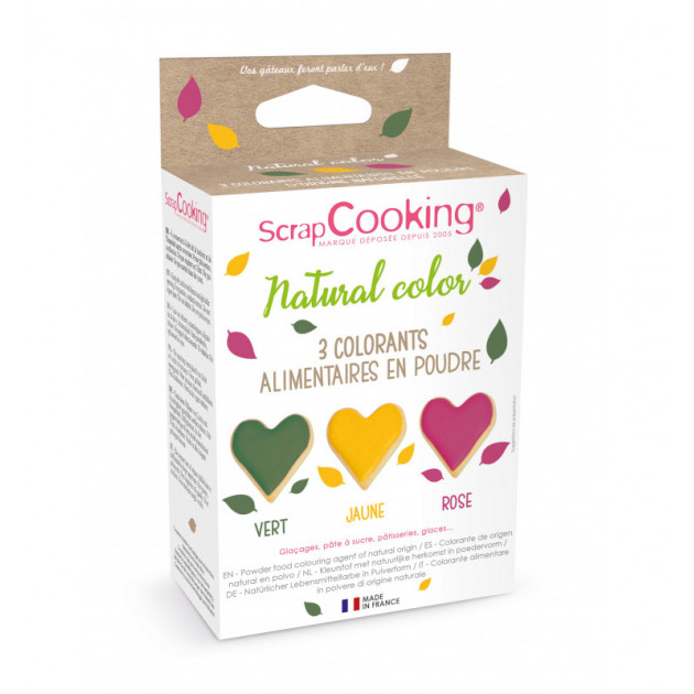 SCRAPCOOKING Colorant alimentaire naturel en poudre Noir +