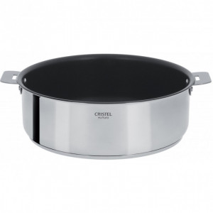 Sauteuse Casteline Ø 26 cm Manche Amovible Anti-Adhésive Inox Cristel Sauteuse Casteline Ø 26 cm Manche Amovible Anti-Adhésive Inox Cristel