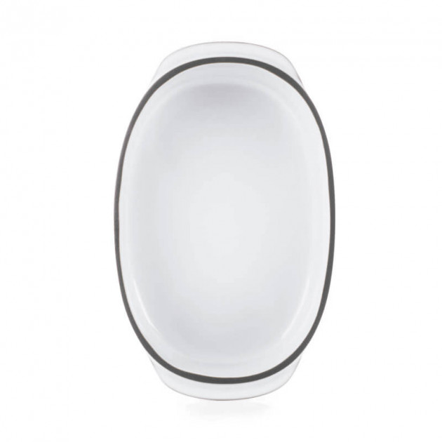 Plat oblong en céramique de 19 cm