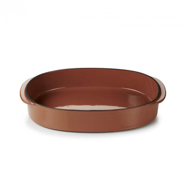 Plat Oblong Cannelle 34 x 25 cm Caractère Culinaire Revol