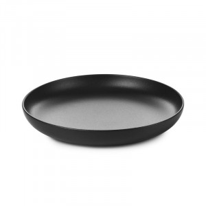 Assiette Creuse Porcelaine Noire 27 cm Adélie Revol Assiette Creuse Porcelaine Noire 27 cm Adélie Revol