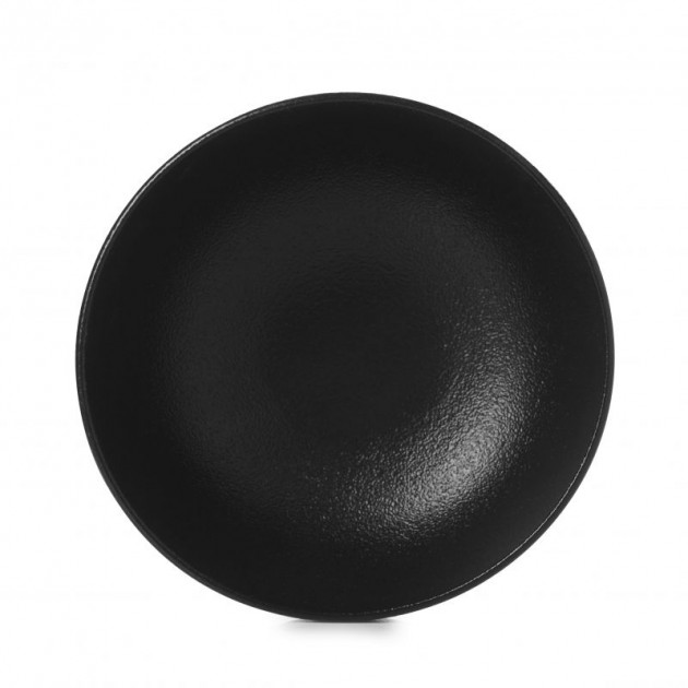Bol de 40 cl en porcelaine noire effet fonte Bol de 40 cl en porcelaine noire effet fonte