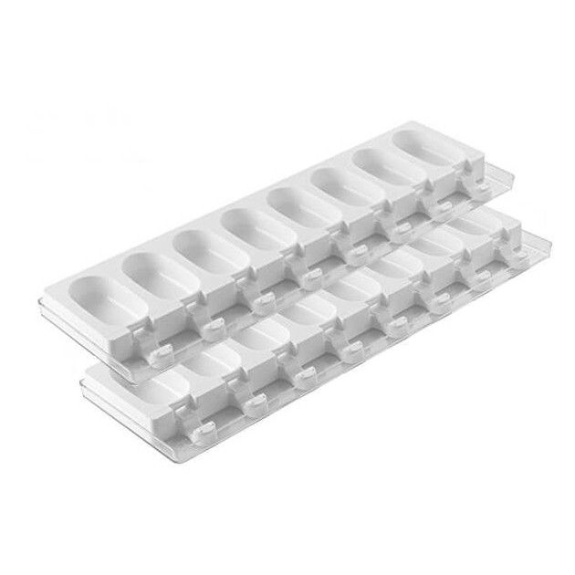 Moule à Glace Silicone 16 Mini Esquimaux avec bâtonnets SilikoMart :achat,  vente - Cuisine Addict