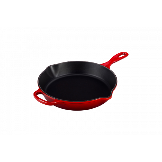 Skillet Rond Profond 26cm en Fonte Cerise Le Creuset