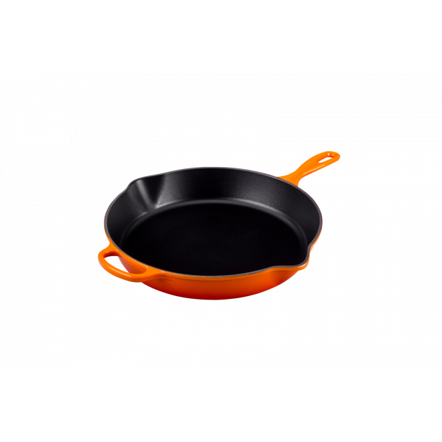 Skillet Rond Profond 26cm en Fonte Volcanique Le Creuset