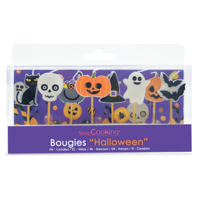 Bougie Halloween x8 Scrapcooking