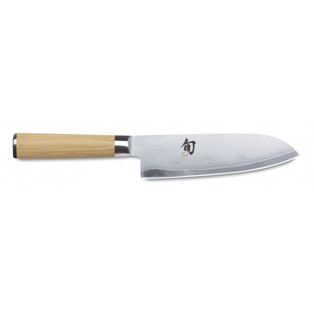 Couteau Santoku 18 cm Shun Classic White Damas Kai