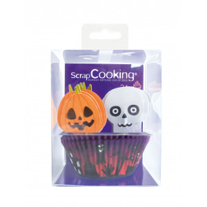 24 Caissettes Cupcake + 24 Cake Toppers Halloween Scrapcooking 24 Caissettes Cupcake + 24 Cake Toppers Halloween Scrapcooking