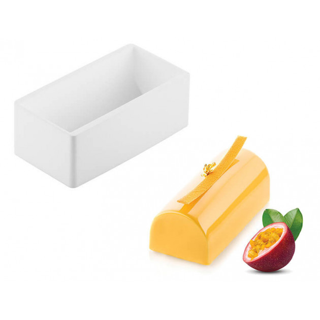 Moule Silicone Bûche 18 x 8 cm x H 6,5 cm Silikomart Professional :achat,  vente - Cuisine Addict