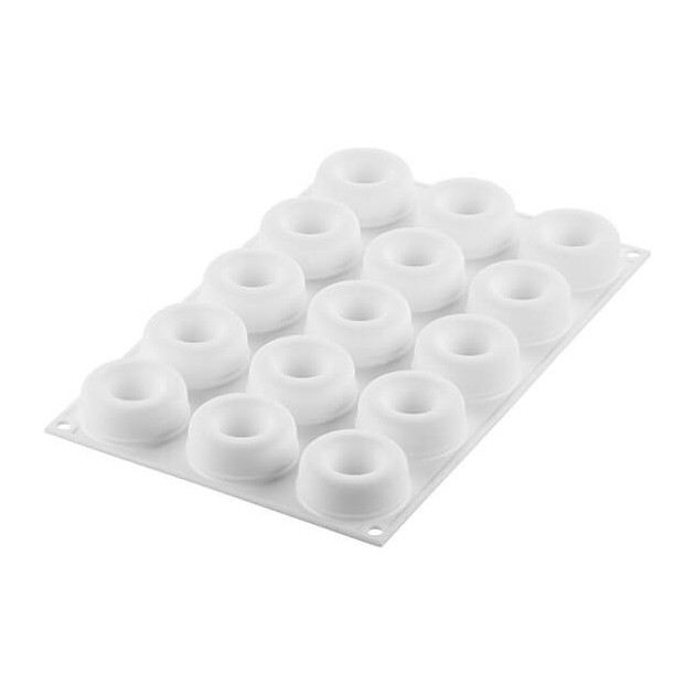Silikomart Silicone Bakeware Square Cube Mold 1.4 Oz, 35mm X 35mm X 35mm H, 15 Cavities