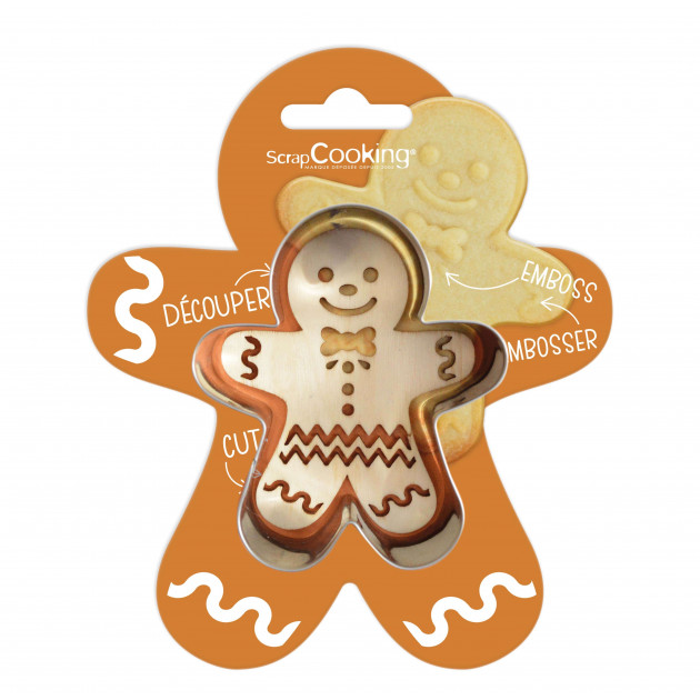 Kit Biscuit de Noël Bonhomme 8,7 cm Scrapcooking : achat, vente - Cuisine  Addict