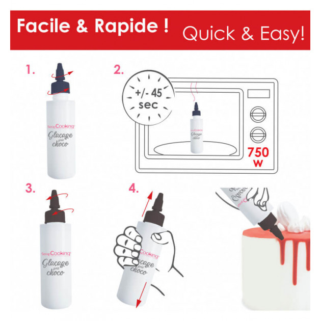 Comment préparer le glaçage noir Scrapcooking ? Comment préparer le glaçage noir Scrapcooking ?