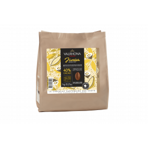 Chocolat de Couverture Lait Jivara 40% 1kg Valrhona Chocolat de Couverture Lait Jivara 40% 1kg Valrhona