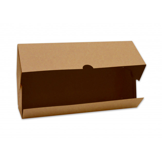 Boîte à buche Noël 30 x 11 x 11 cm carton