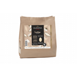 Chocolat de Couverture Blanc Ivoire 35% 1kg Valrhona Chocolat de Couverture Blanc Ivoire 35% 1kg Valrhona