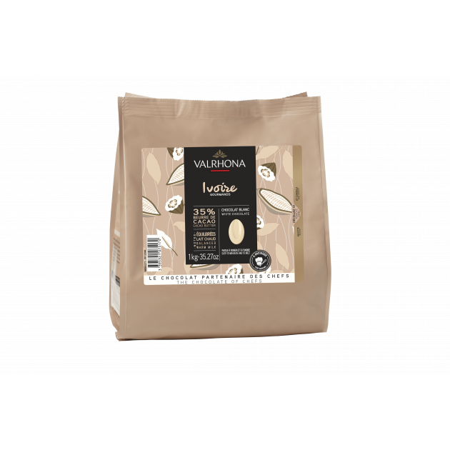 Chocolat Patissier Couverture Blanc 200g.