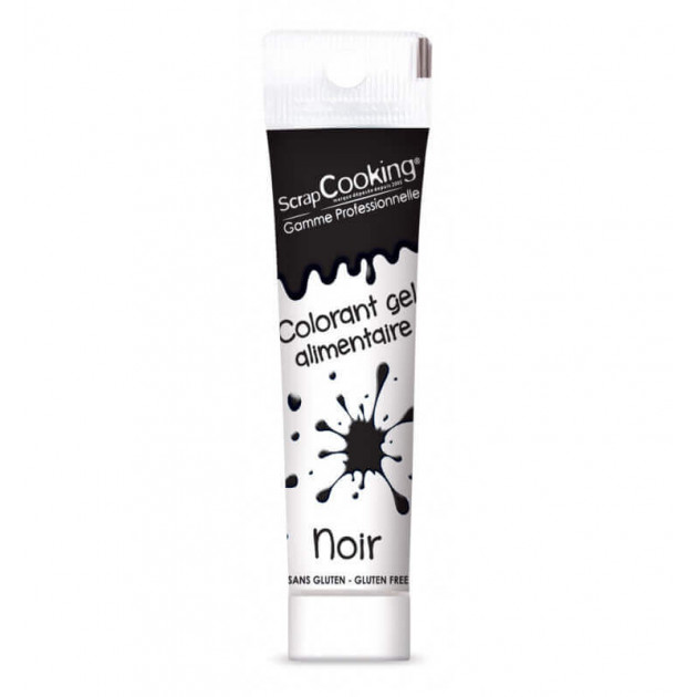 Colorant Alimentaire Gel Noir 20 g Scrapcooking