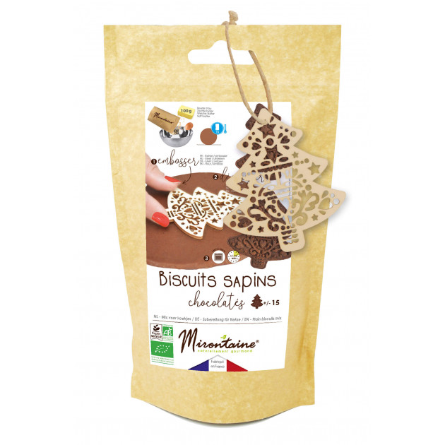Kit Biscuit de Noël Chocolat Bio Mirontaine