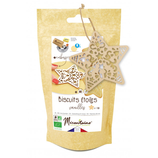 Kit Biscuit de Noël Vanille Bio Mirontaine