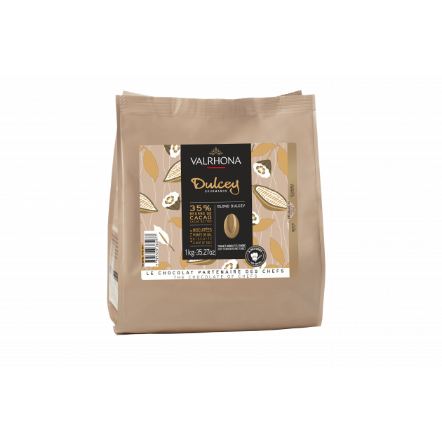 Chocolat de Couverture Blond Dulcey 35% 1kg Valrhona