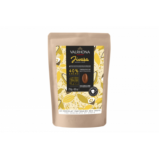 Chocolat de Couverture Lait Jivara 40% 250g Valrhona