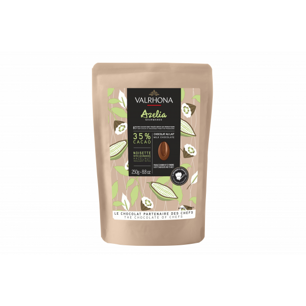 Chocolat de Couverture Lait Azelia 35% 250g Valrhona