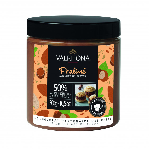 Praliné Amandes Noisettes 50% 300g Valrhona - , Achat,  Vente