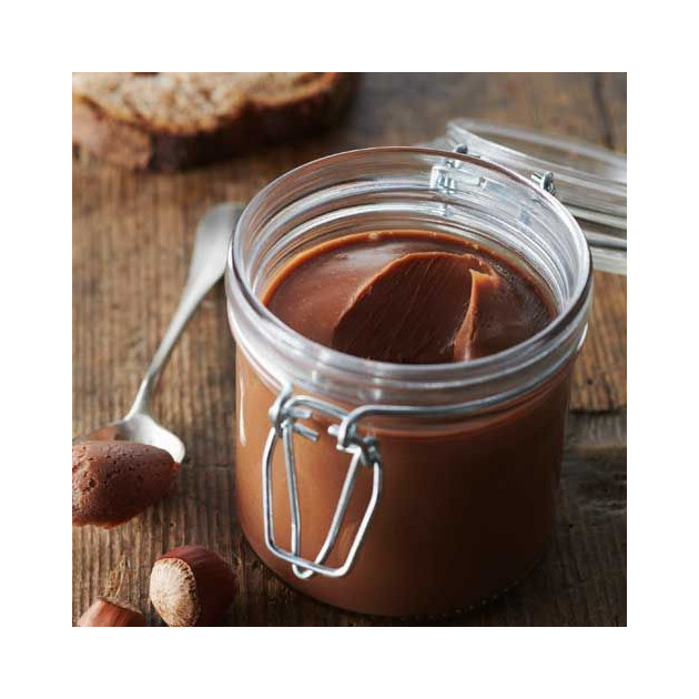 Recette Pâte à tartiner Chocolat et Praliné Amandes Noisettes 50% Valrhona