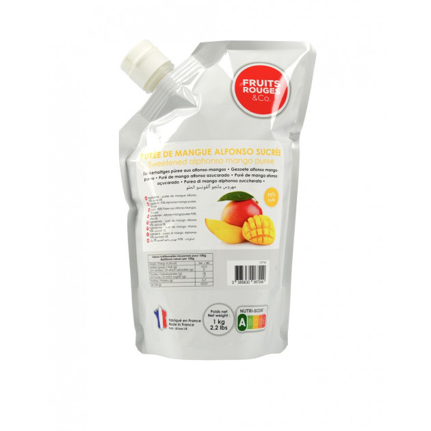 Puree de Mangue 1kg Fruits Rouges & Co