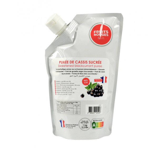 Puree de Cassis 1kg Fruits Rouges & Co