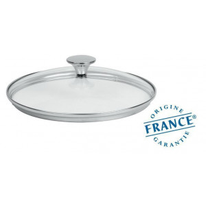 FIN DE SERIE Couvercle en Verre Cookway Master Ø 24 cm Cristel FIN DE SERIE Couvercle en Verre Cookway Master Ø 24 cm Cristel