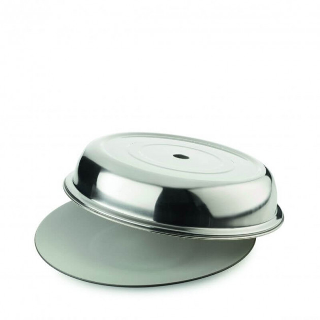 Couvre Assiette Inox Ø 22,9 à 30,6 cm - Pujadas