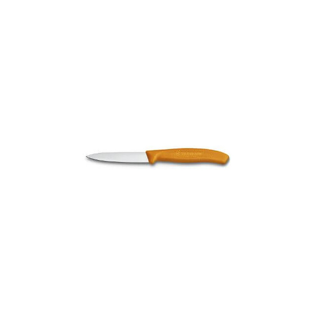 Lot 2 Couteaux d'Office 8 cm Orange Swiss Classic Victorinox
