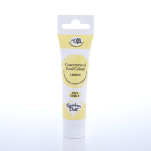 Colorant Alimentaire ProGel Jaune Citron 25g Rainbow Dust Colorant Alimentaire ProGel Jaune Citron 25g Rainbow Dust