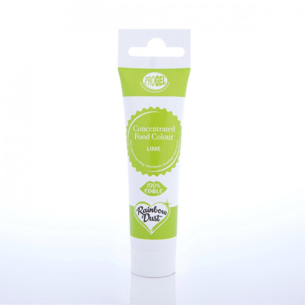 Colorant Alimentaire ProGel Citron Vert 25g Rainbow Dust