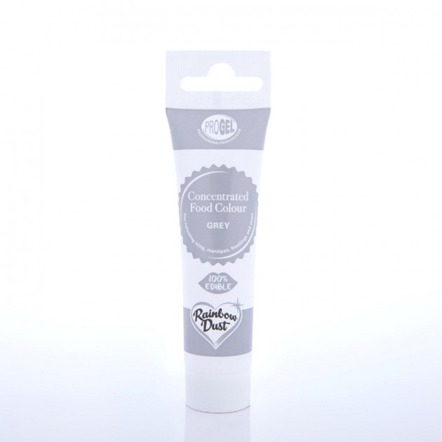 Colorant Alimentaire ProGel Gris 25g Rainbow Dust